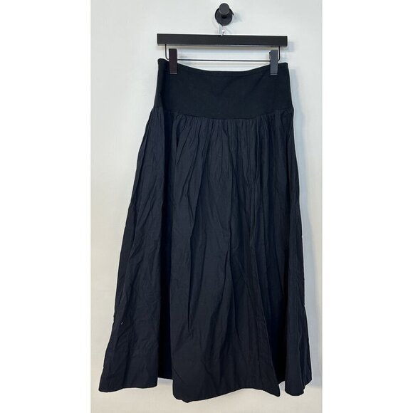 FREE PEOPLE Cooler in Capri Off the Shoulder Top & Skirt in Solid Black X-Large - Picture 8 of 10